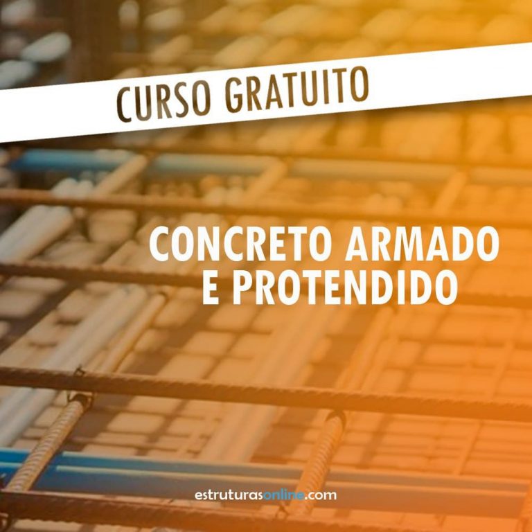 Curso gratuito de concreto armado e protendido